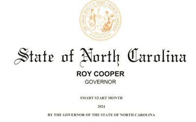 NC Govenor Roy Cooper Declares September as Smart Start Month